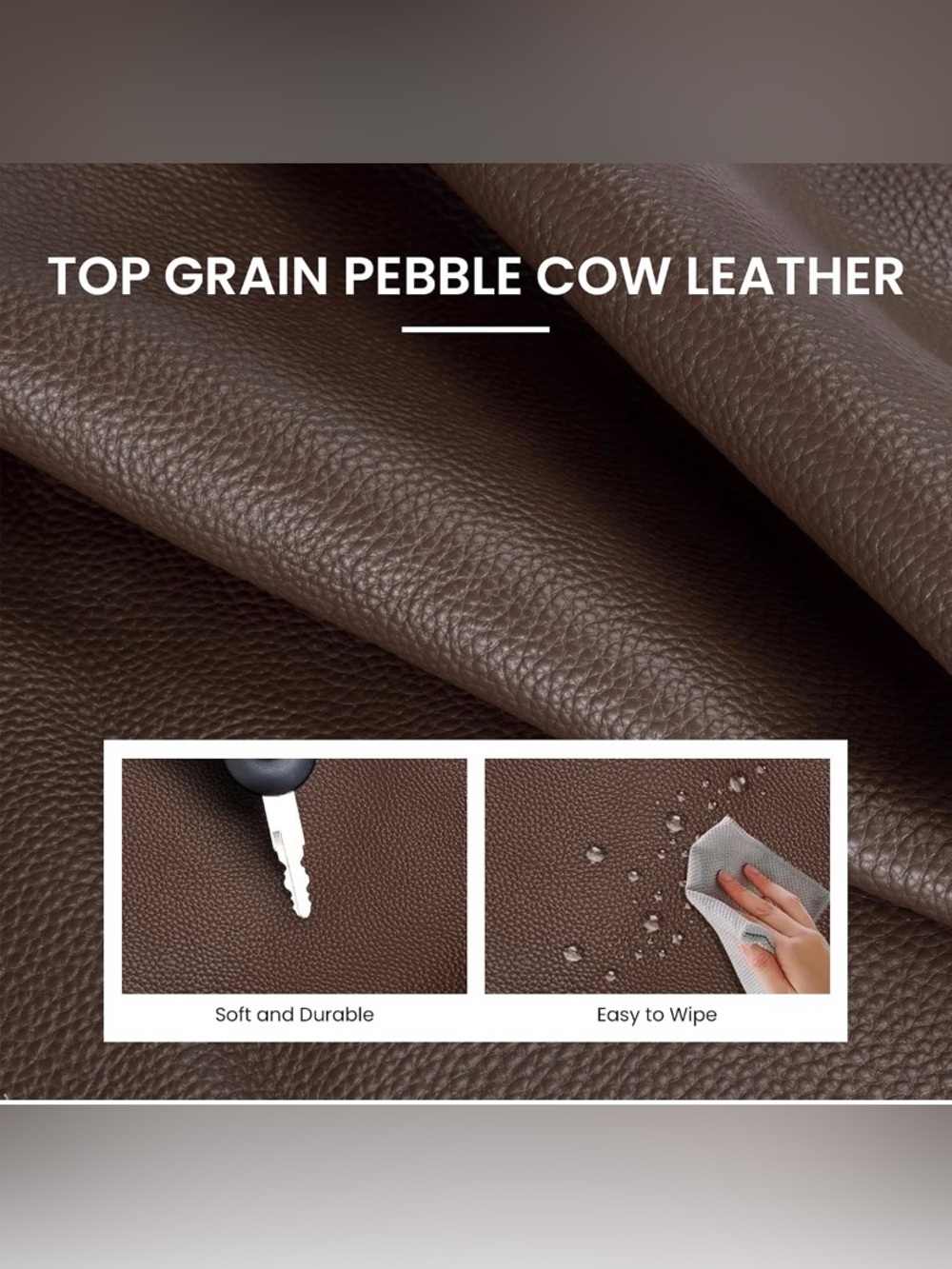 Befen Coffee Brown Leather Hobo Bag with Tassel Details - Picture 2 of 7